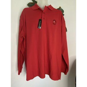 Red Driway SandPiper Bay Golf Course Long Sleeve T Shirt XL Polo Embroidered NWT